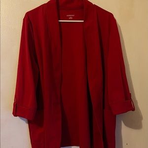 ALLISON DALEY RED BLAZER